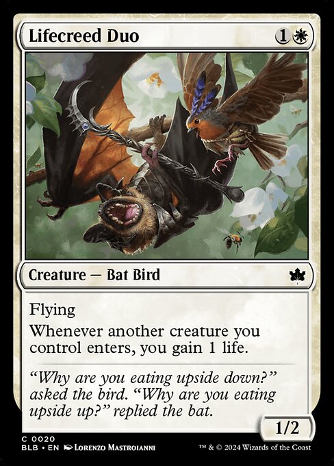 Bloomburrow - 20 - Lifecreed Duo - Common - W - Foil