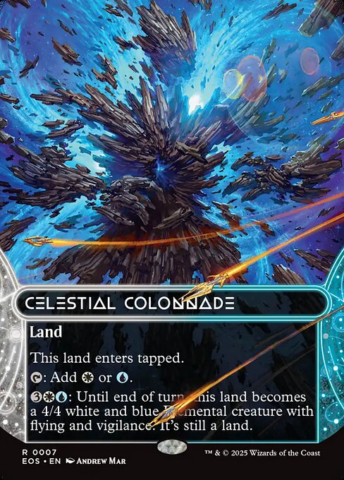 Edge of Eternities: Stellar Sights - 7 - Celestial Colonnade - Rare - C - Non-foil