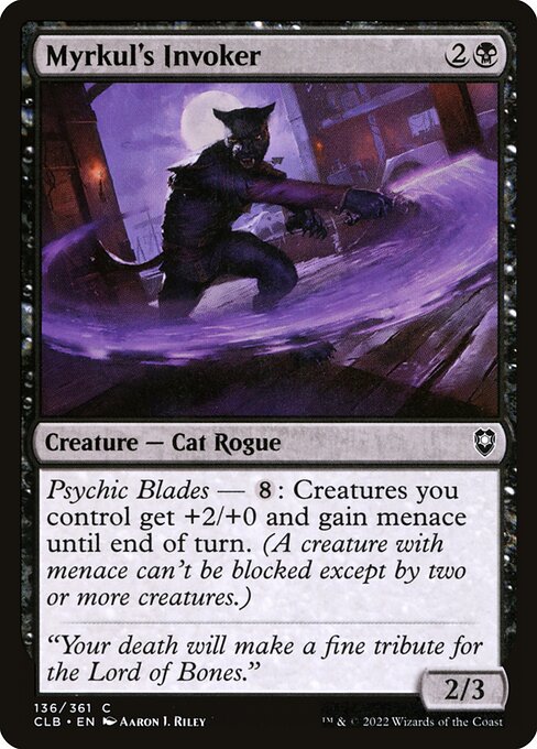 Commander Legends: Battle for Baldur's Gate - 136 - Myrkul's Invoker - Common - B - Non-foil