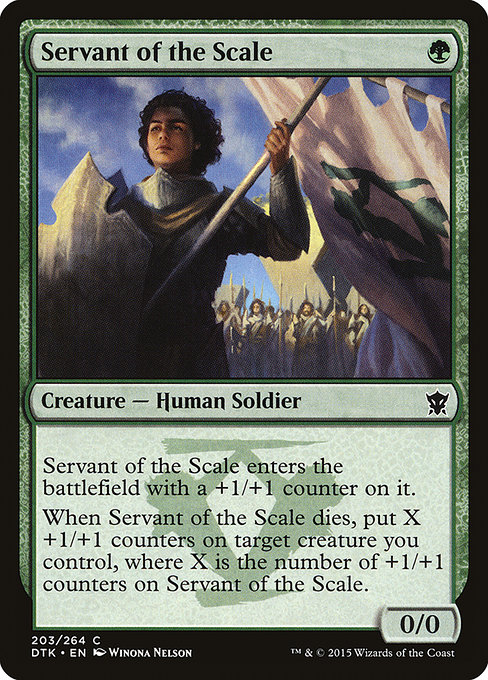Dragons of Tarkir - 203 - Servant of the Scale - Common - G - Non-foil