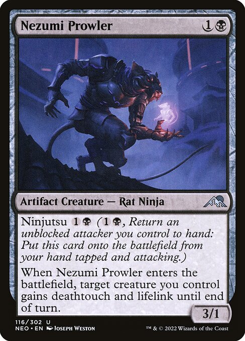 Kamigawa: Neon Dynasty - 116 - Nezumi Prowler - Uncommon - B - Non-foil