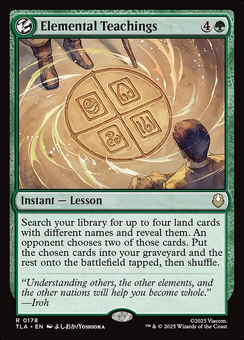 Avatar: The Last Airbender - 178 - Elemental Teachings - Rare - G - Non-foil