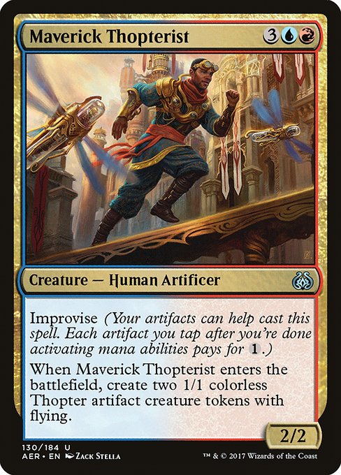 Aether Revolt - 130 - Maverick Thopterist - Uncommon - UR - Non-foil