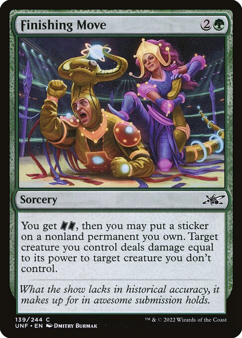 Unfinity - 139 - Finishing Move - Common - G - Foil