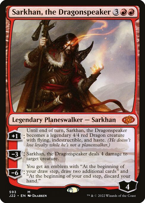 Jumpstart 2022 - 593 - Sarkhan, the Dragonspeaker - Mythic - R - Non-foil