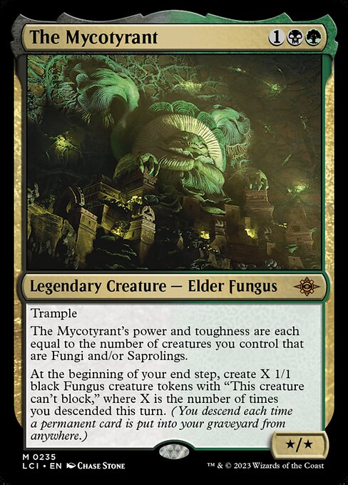 The Lost Caverns of Ixalan - 235 - The Mycotyrant - Mythic - BG - Non-foil