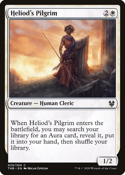 Theros Beyond Death - 20 - Heliod's Pilgrim - Common - W - Non-foil