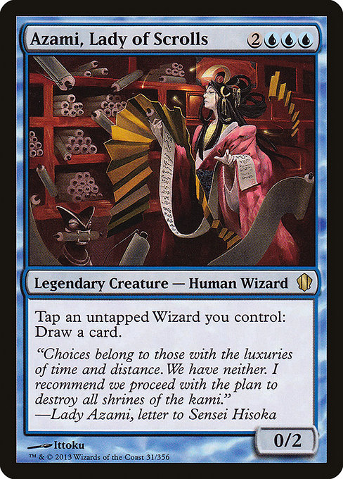 Commander 2013 - 31 - Azami, Lady of Scrolls - Rare - U - Non-foil