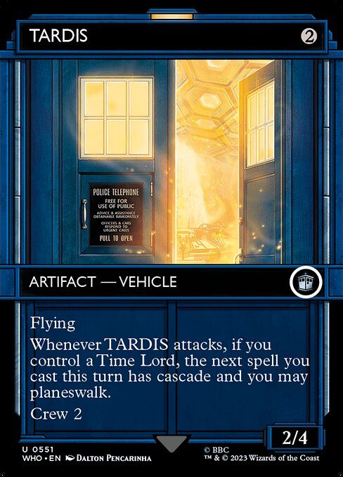 Doctor Who - 551 - TARDIS - Uncommon - C - Foil