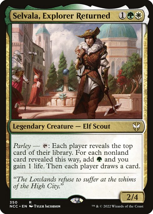 New Capenna Commander - 350 - Selvala, Explorer Returned - Rare - WG - Non-foil