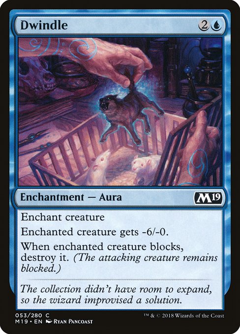 Core Set 2019 - 53 - Dwindle - Common - U - Non-foil