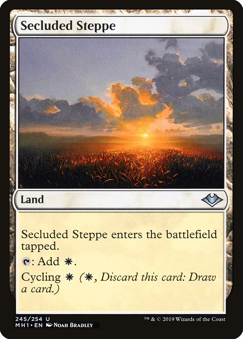 Modern Horizons - 245 - Secluded Steppe - Uncommon - C - Non-foil