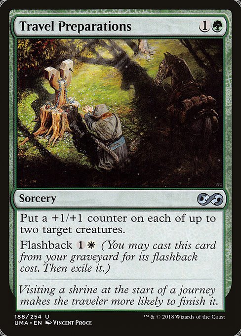 Ultimate Masters - 188 - Travel Preparations - Uncommon - G - Non-foil