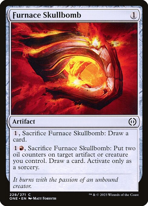 Phyrexia: All Will Be One - 228 - Furnace Skullbomb - Common - C - Non-foil