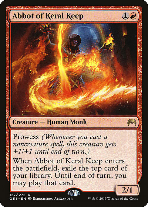 Magic Origins - 127 - Abbot of Keral Keep - Rare - R - Non-foil