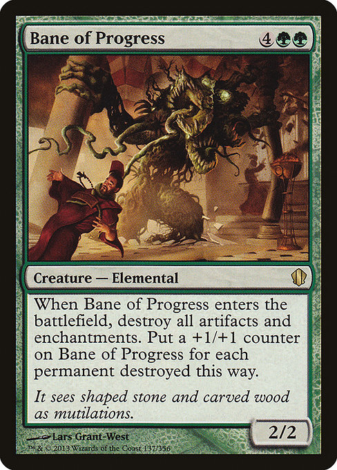 Commander 2013 - 137 - Bane of Progress - Rare - G - Non-foil