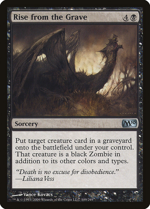 Magic 2010 - 109 - Rise from the Grave - Uncommon - B - Non-foil