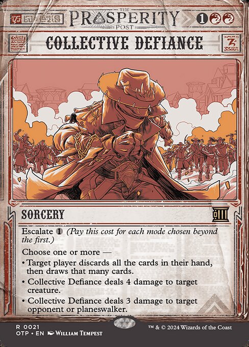 Breaking News - 21 - Collective Defiance - Rare - R - Non-foil