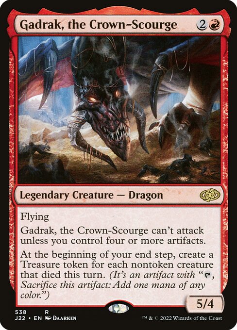 Jumpstart 2022 - 538 - Gadrak, the Crown-Scourge - Rare - R - Non-foil