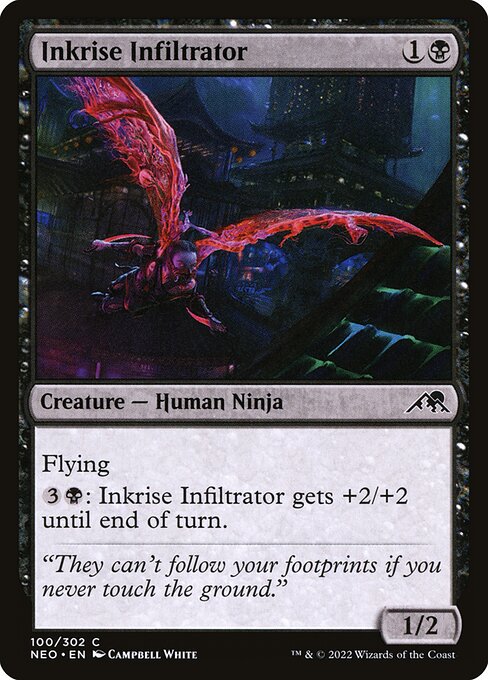 Kamigawa: Neon Dynasty - 100 - Inkrise Infiltrator - Common - B - Non-foil
