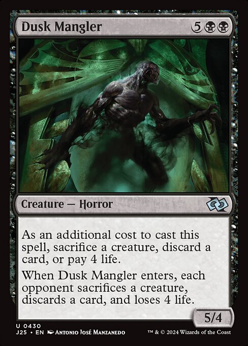 Foundations Jumpstart - 430 - Dusk Mangler - Uncommon - B - Non-foil