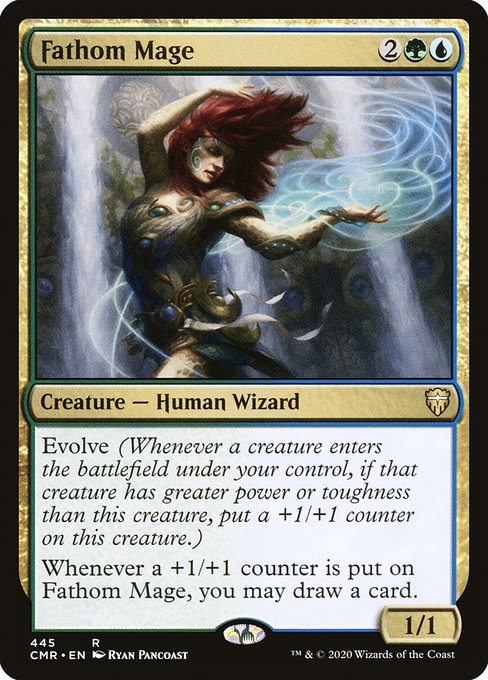 Commander Legends - 445 - Fathom Mage - Rare - UG - Non-foil
