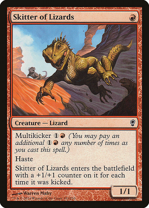 Conspiracy - 151 - Skitter of Lizards - Common - R - Non-foil