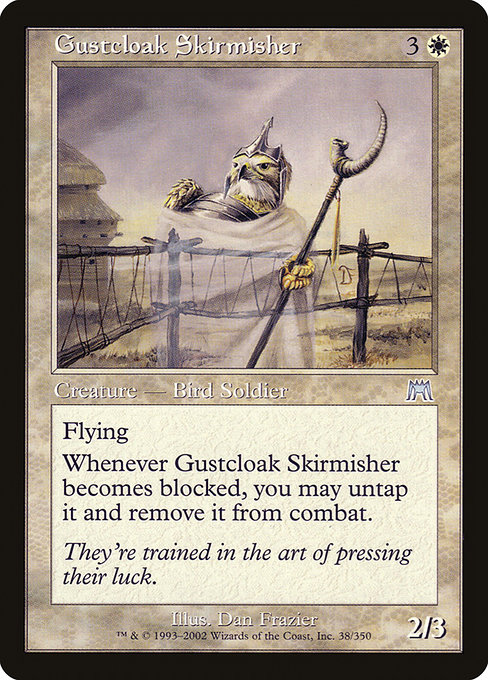 Onslaught - 38 - Gustcloak Skirmisher - Uncommon - W - Non-foil