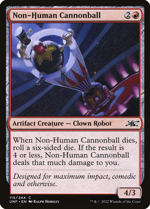 Unfinity - 115 - Non-Human Cannonball - Common - R - Non-foil