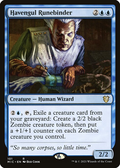 Midnight Hunt Commander - 101 - Havengul Runebinder - Rare - U - Non-foil