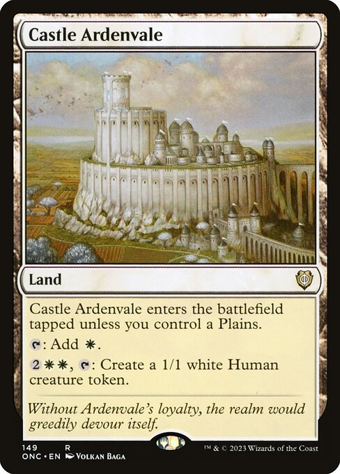 Phyrexia: All Will Be One Commander - 149 - Castle Ardenvale - Rare - C - Non-foil