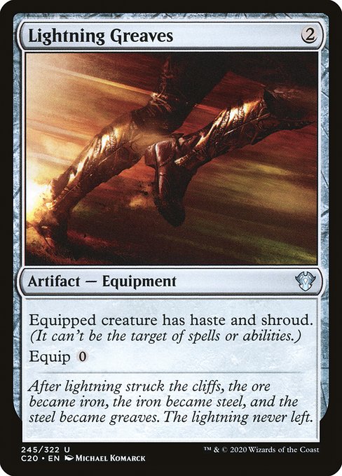 Commander 2020 - 245 - Lightning Greaves - Uncommon - C - Non-foil