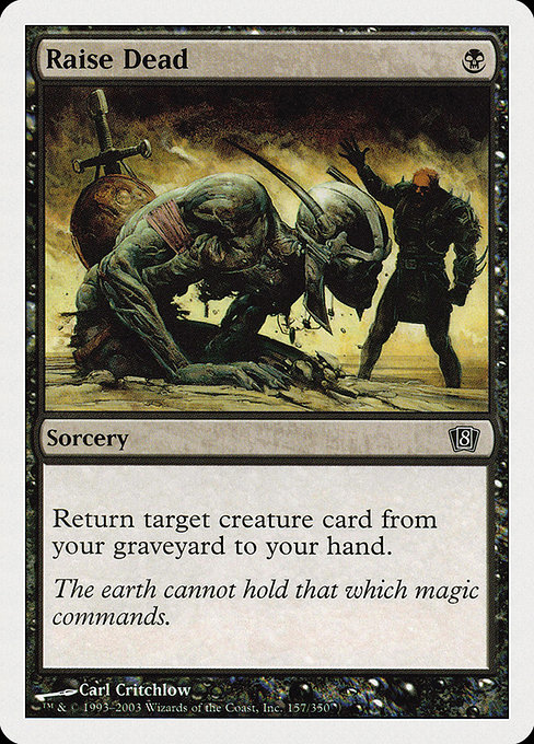Eighth Edition - 157 - Raise Dead - Common - B - Non-foil