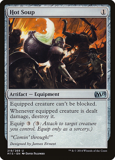 Magic 2015 - 219 - Hot Soup - Uncommon - C - Non-foil