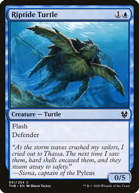 Theros Beyond Death - 61 - Riptide Turtle - Common - U - Non-foil