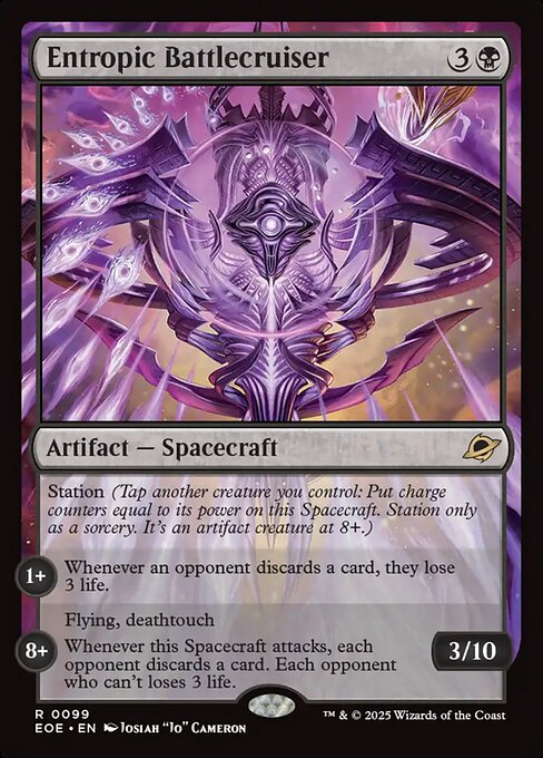 Edge of Eternities - 99 - Entropic Battlecruiser - Rare - B - Foil