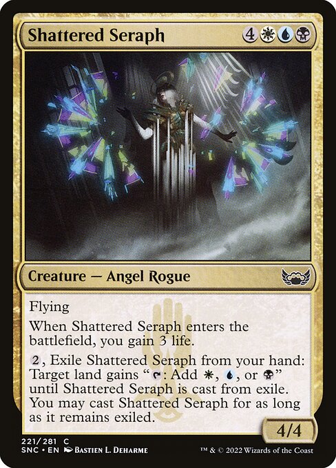 Streets of New Capenna - 221 - Shattered Seraph - Common - Multi - Foil
