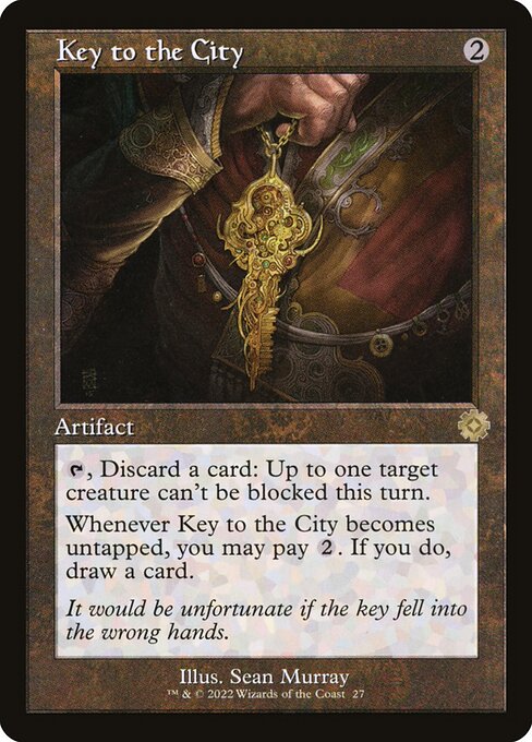 The Brothers' War Retro Artifacts - 27 - Key to the City - Rare - C - Foil