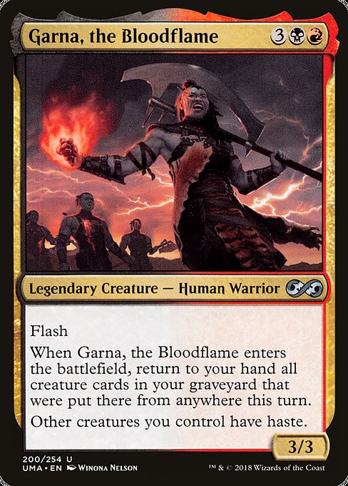 Ultimate Masters - 200 - Garna, the Bloodflame - Uncommon - BR - Non-foil