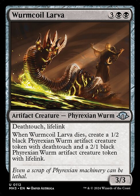Modern Horizons 3 - 112 - Wurmcoil Larva - Uncommon - B - Non-foil