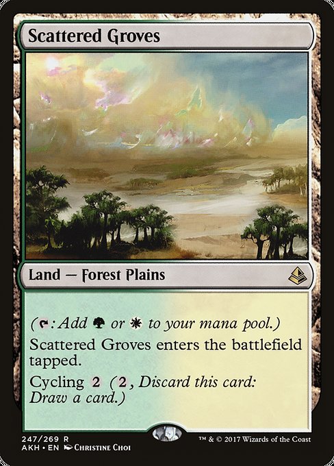 Amonkhet - 247 - Scattered Groves - Rare - C - Foil