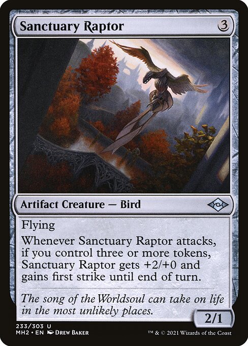Modern Horizons 2 - 233 - Sanctuary Raptor - Uncommon - C - Non-foil