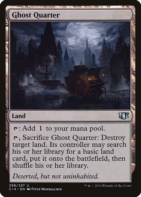 Commander 2014 - 298 - Ghost Quarter - Uncommon - C - Non-foil