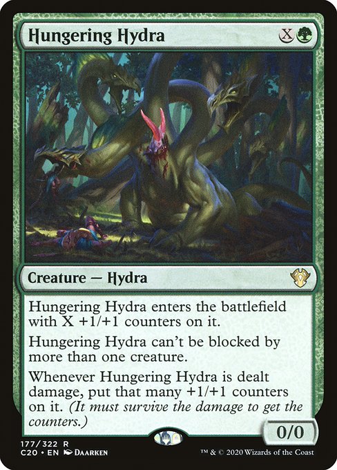 Commander 2020 - 177 - Hungering Hydra - Rare - G - Non-foil