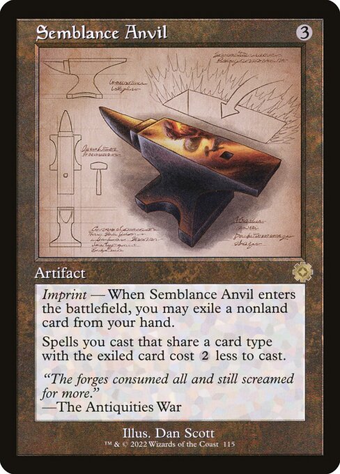 The Brothers' War Retro Artifacts - 115 - Semblance Anvil - Rare - C - Non-foil