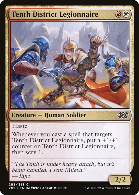 Double Masters 2022 - 283 - Tenth District Legionnaire - Common - WR - Non-foil