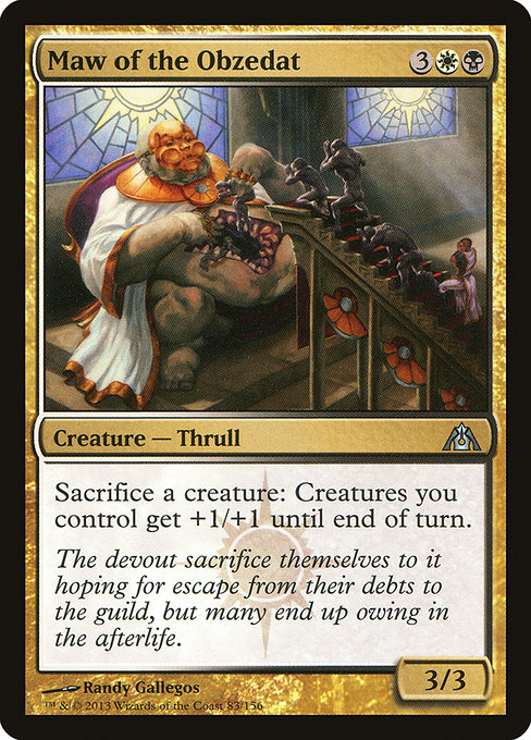 Dragon's Maze - 83 - Maw of the Obzedat - Uncommon - WB - Non-foil