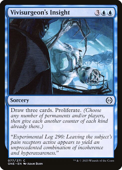 Phyrexia: All Will Be One - 77 - Vivisurgeon's Insight - Common - U - Non-foil