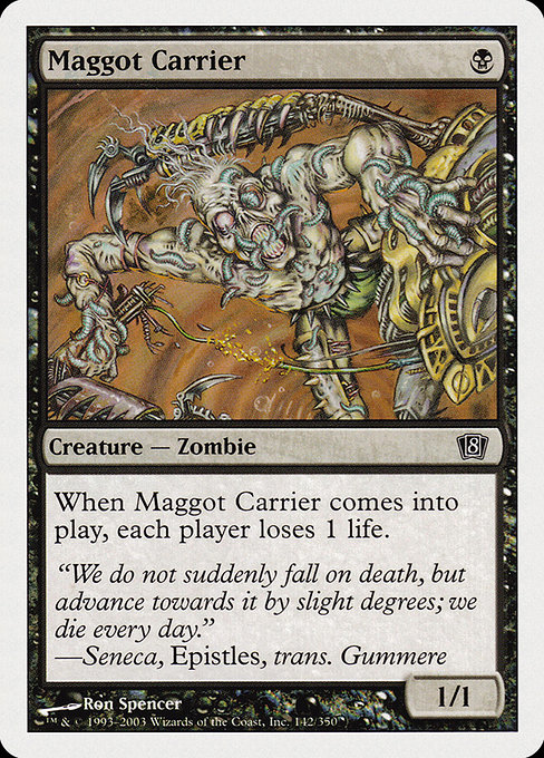 Eighth Edition - 142 - Maggot Carrier - Common - B - Non-foil