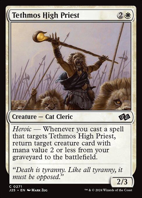 Foundations Jumpstart - 271 - Tethmos High Priest - Common - W - Non-foil